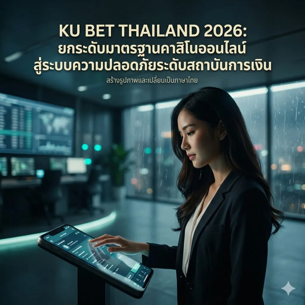 KU BET THAILAND 2026: ยกระดับมาตรฐานคาสิโนออนไลน์ สู่ระบบความปลอดภัยระดับสถาบันการเงิน