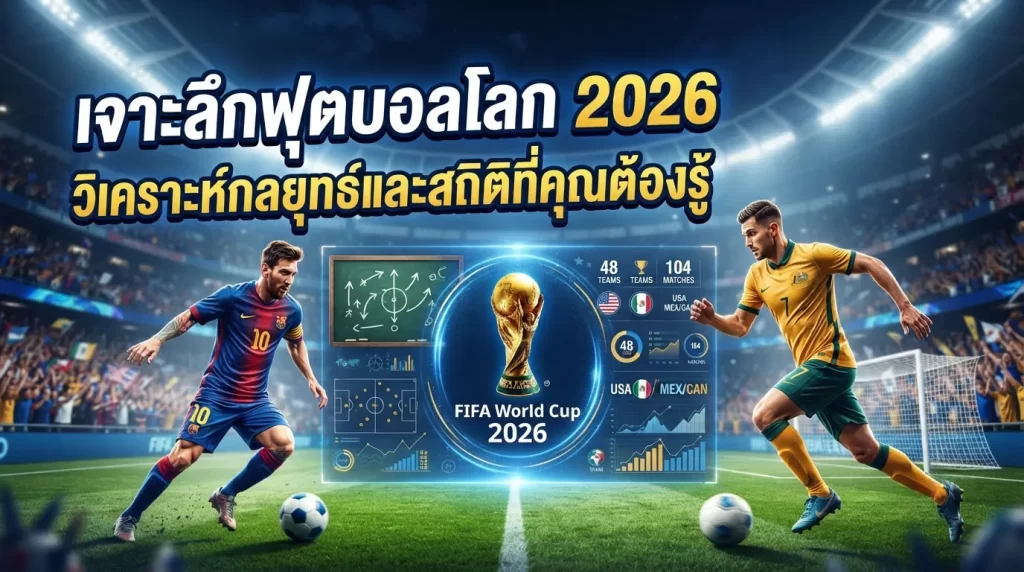 เจาะลึกฟุตบอลโลก 2026: วิเคราะห์กลยุทธ์และสถิติที่คุณต้องรู้