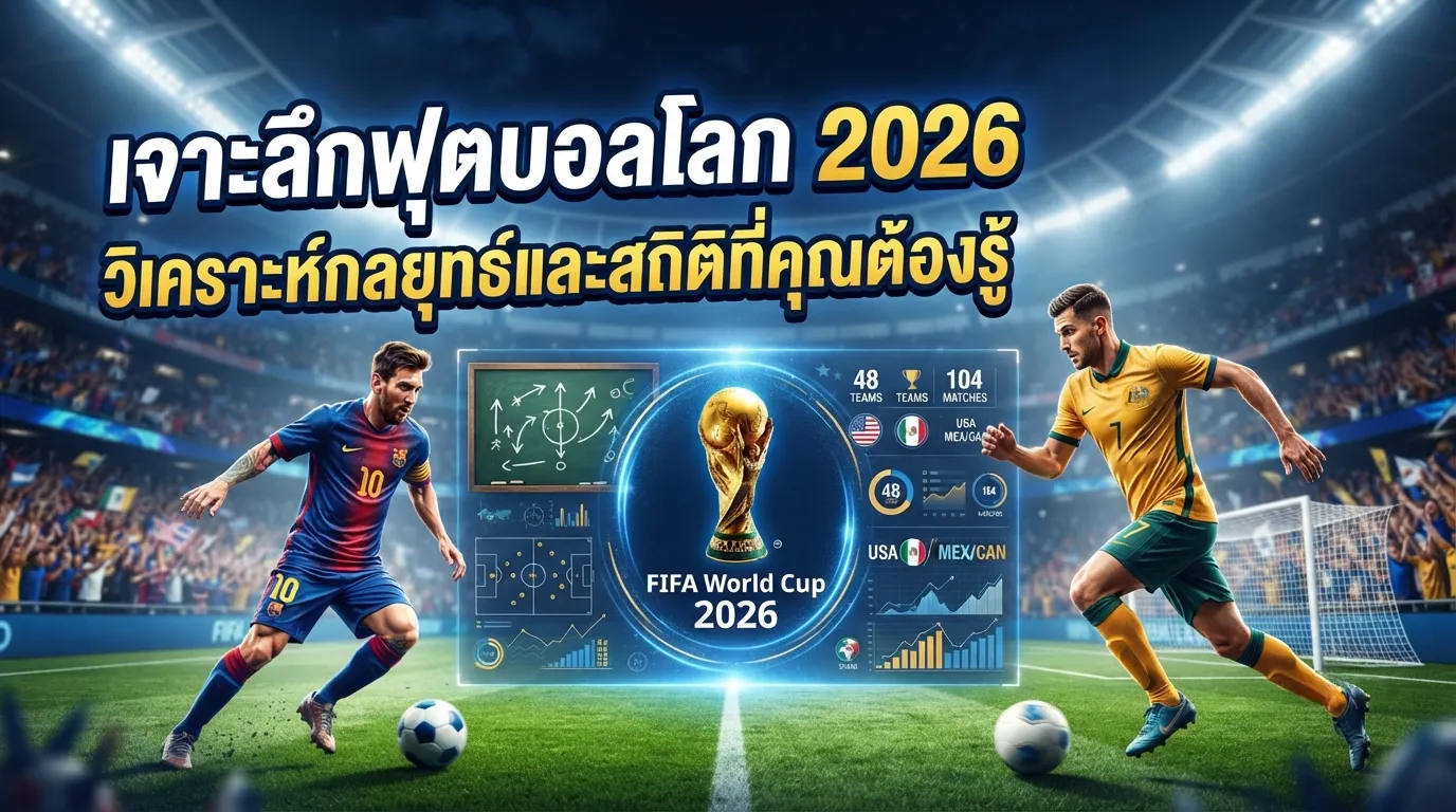 เจาะลึกฟุตบอลโลก 2026: วิเคราะห์กลยุทธ์และสถิติที่คุณต้องรู้