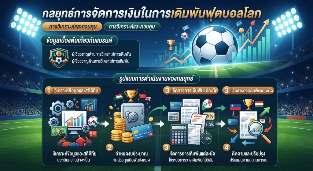 กลยุทธ์การจัดการเงินในการเดิมพันฟุตบอลโลก